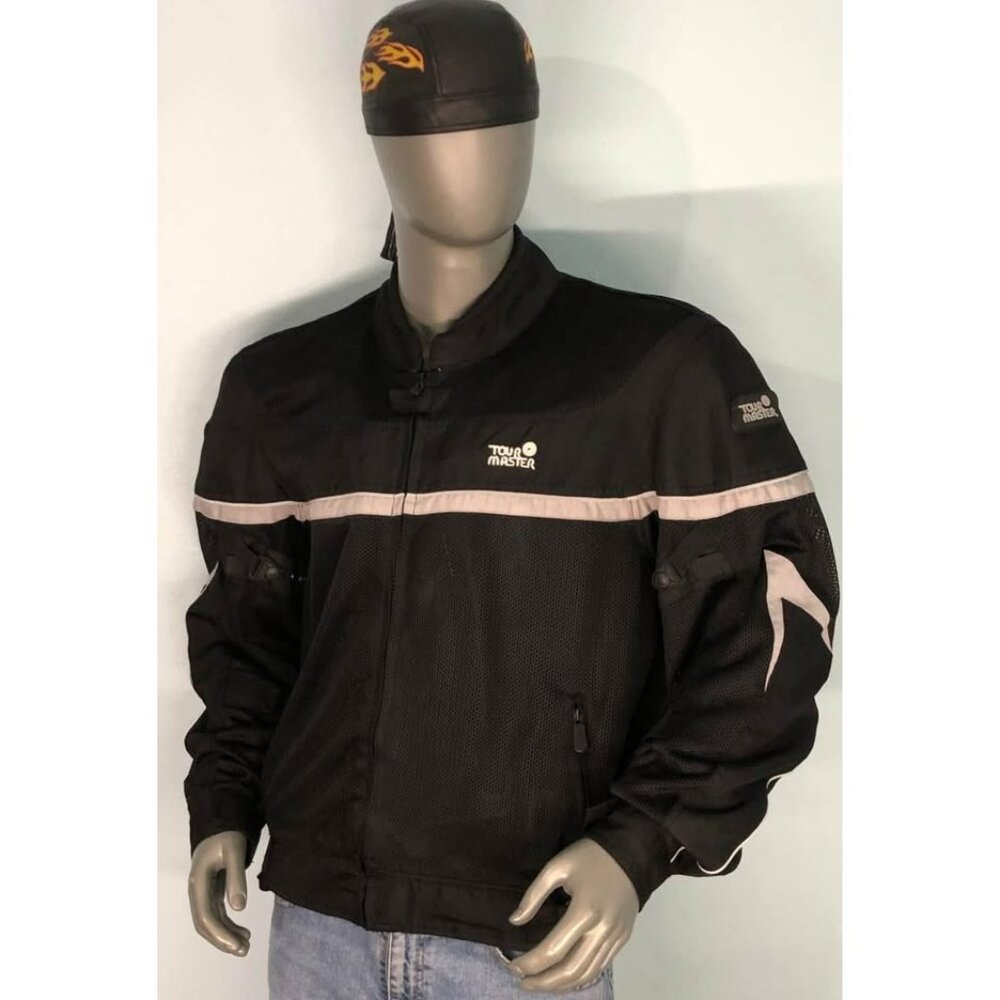 Riding Jacket XL Men Mesh Fabric- With Armor TOUR MASTER